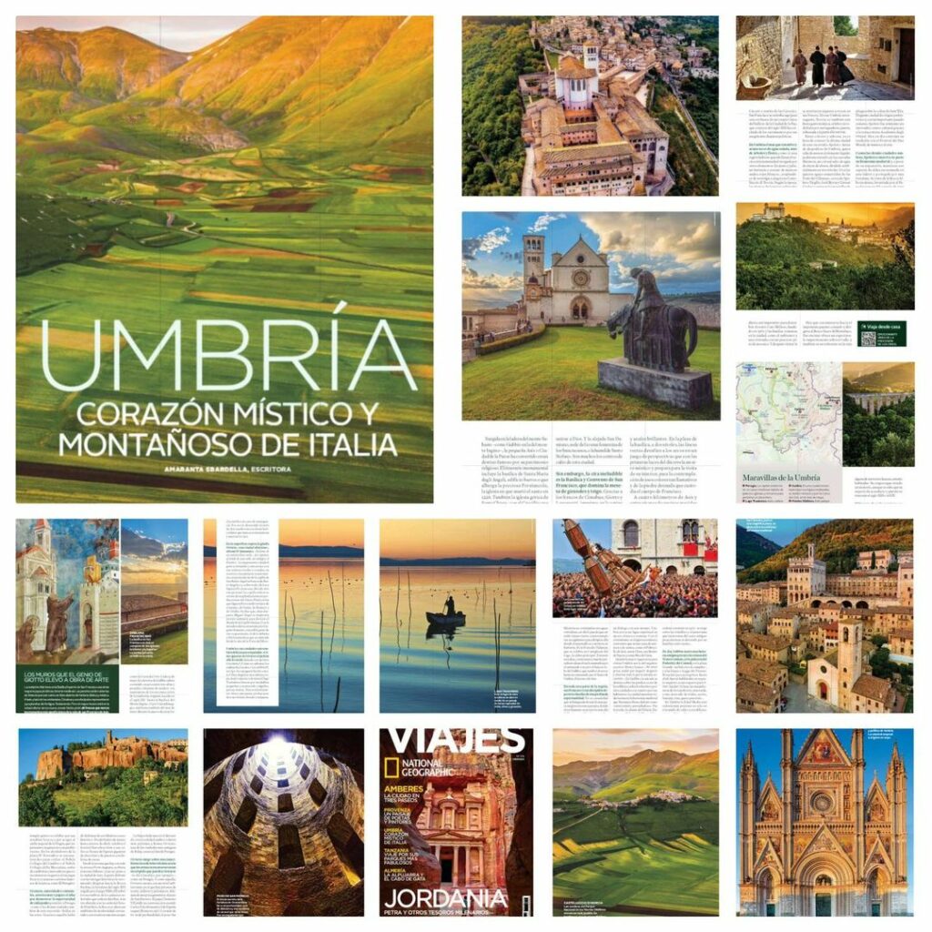Umbria Corazon Mistico y montanoso de Italia - articolo di National Geographic Espana